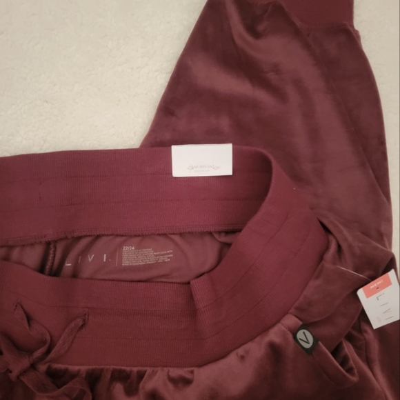 Livi Velour Joggers - Picture 2 of 5